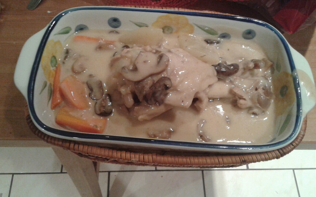 Sauté de dinde façon blanquette