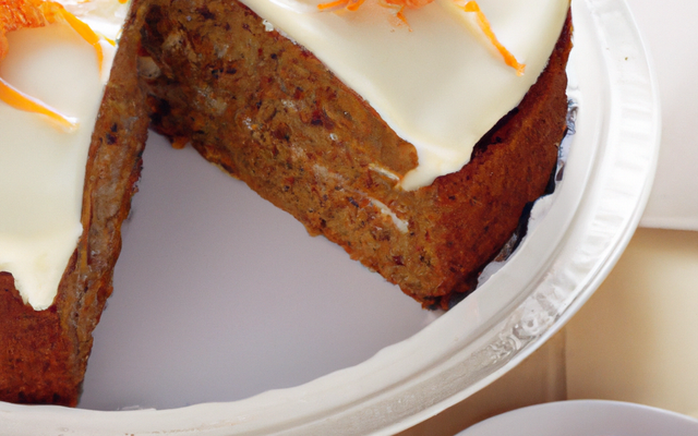 Carrot cake traditionnel americain
