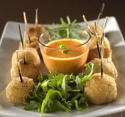 Croquettes de pommes de terre au fromage à raclette