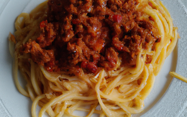 Spaghettis à la bolognaise