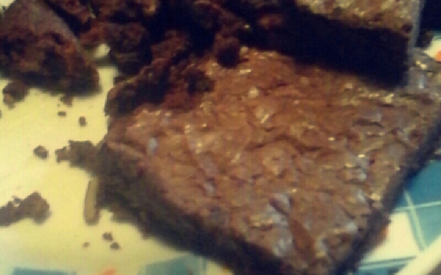 Brownie avec des noix de pécan