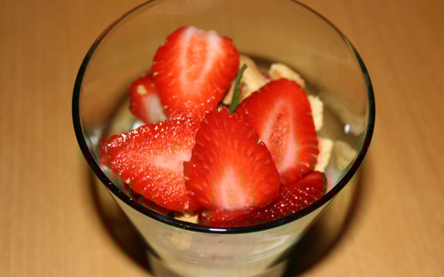 Gariguettes en verrine