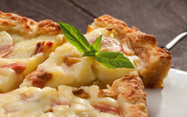 Tarte à la rhubarbe