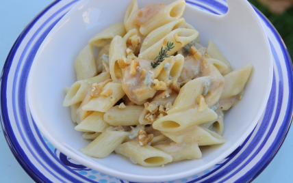 Penne Gorgonzola, Poires et Noix