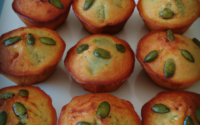 Mini moelleux au melon et à la cardamome, sans gluten