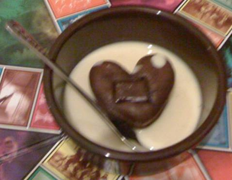 Moelleux au chocolat aux noix cœurs fondants avec sa crème anglaise