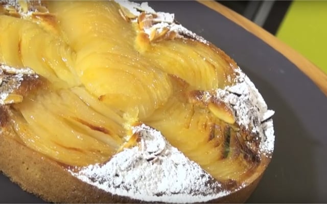 Tarte aux poires à la crème d'amandes