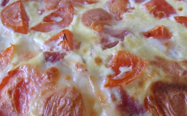 Tarte jambon mozzarella