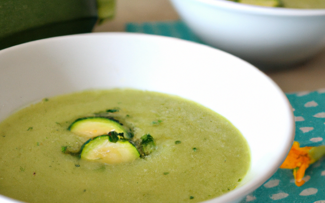 Velouté de courgettes pour petits et grands