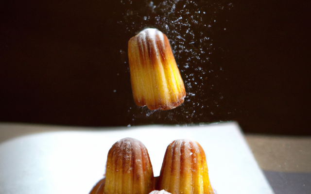 Madeleines au sucre perlé