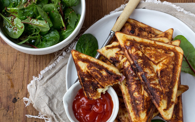 Croque Quiches au poivron rouge