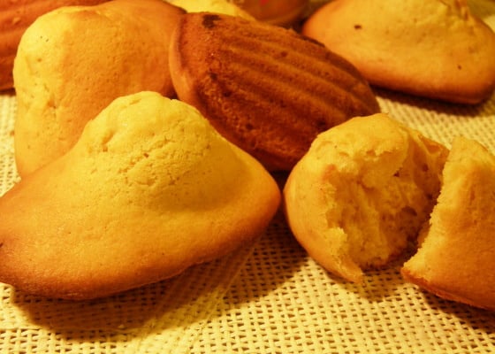 Madeleines au beurre de cacahuètes