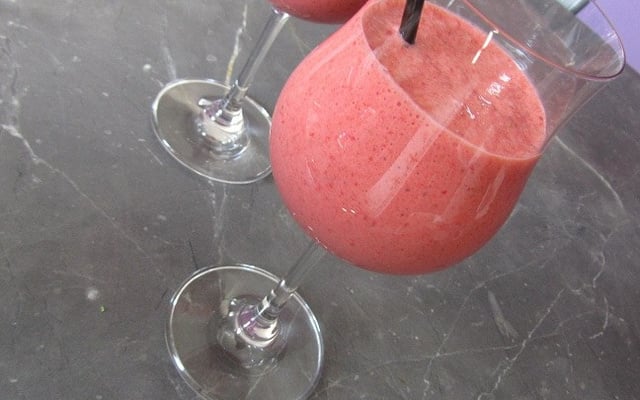 Smoothie fraise-citron