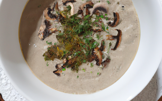 Crème de champignons