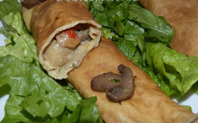 Crêpes aux fruits de mer