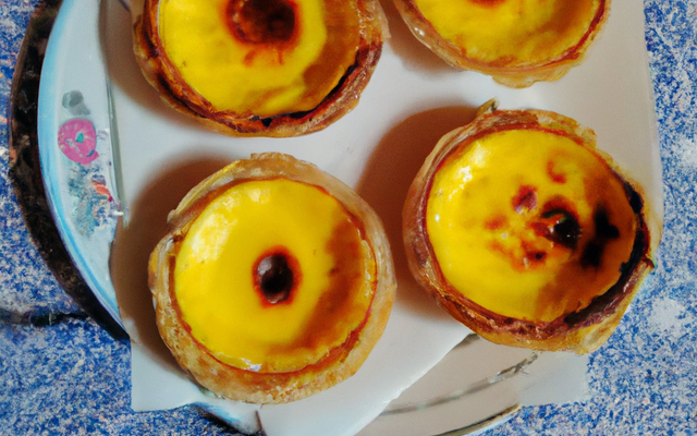 Pasteis de nata (tartelette de crème aux œufs)