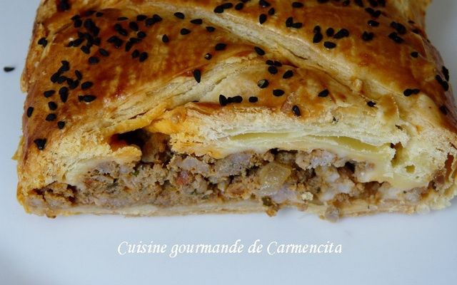Feuilleté farci terre mer