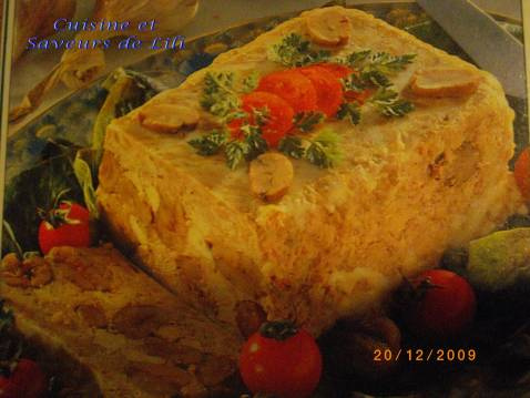 Terrine de pintade aux marrons