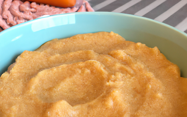 Purée de pommes de terre et de carottes avec une touche de cannelle