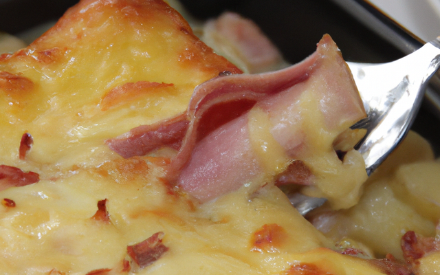 Gratin dauphinois au jambon