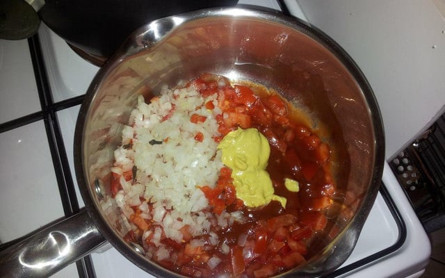 Sauce moutarde pimentée