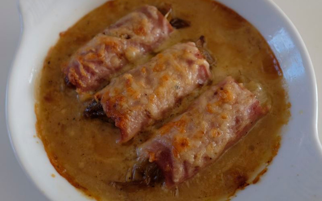 Cannelloni d'endives au jambon