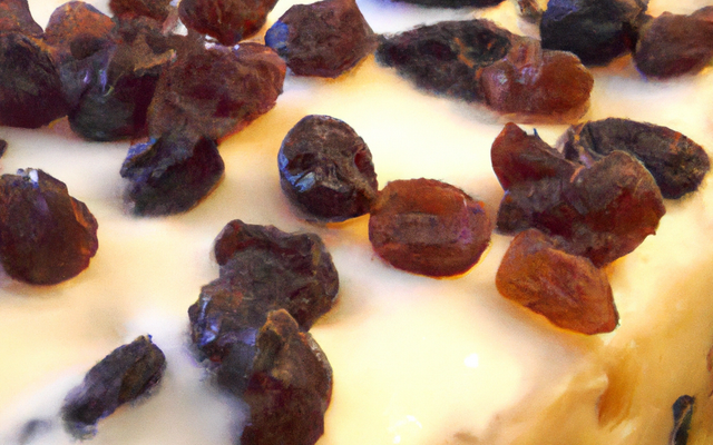 Gâteau corbeille de raisins à la crème fouettée