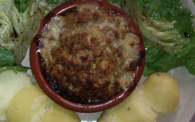 Gratin épicé de viande hâchée au citron vert