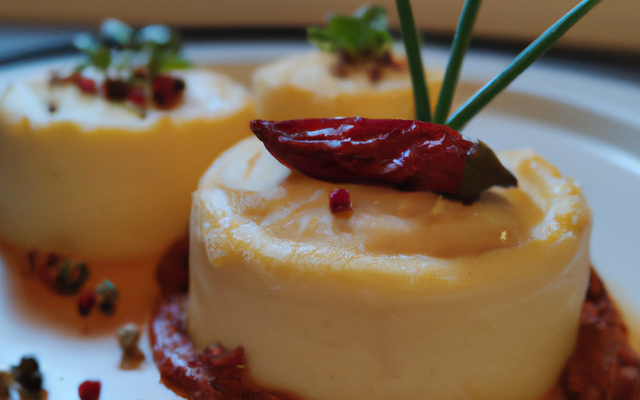 Parmentier à la Brandade de Nimes, sauces Piquillos