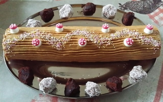 Bûche de Noël aux speculoos