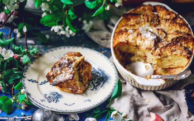 Pudding au pain : recette anglaise