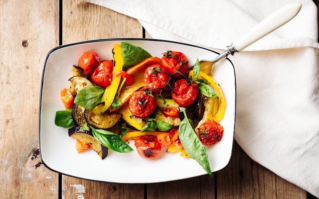 Légumes d'été rôtis à l'Italienne
