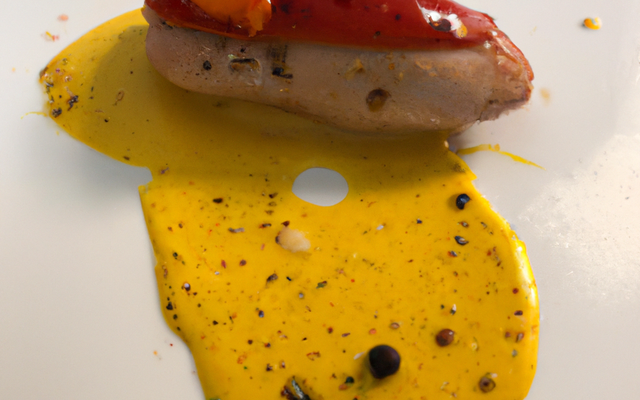 Délice de poivron au canard crèmeux