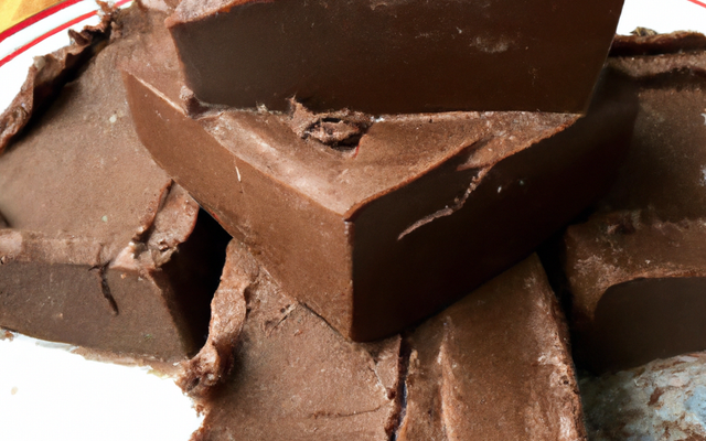 Fudge aux deux chocolats et à la liqueur