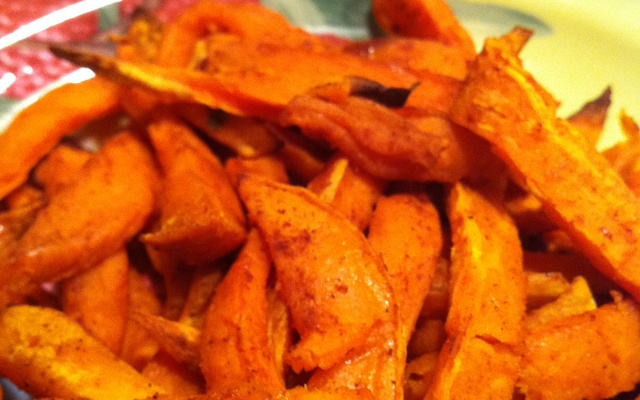 Frites de patate douce sans friture !