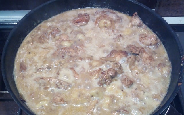 Poulet banane au lait de coco