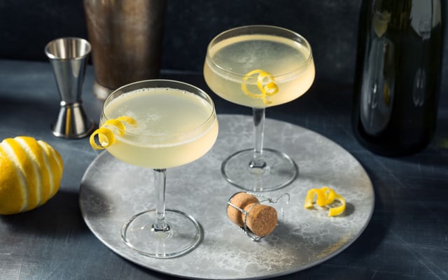 Soupe de champagne et Cointreau