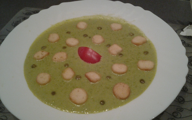 Crème de petits pois Thermomix