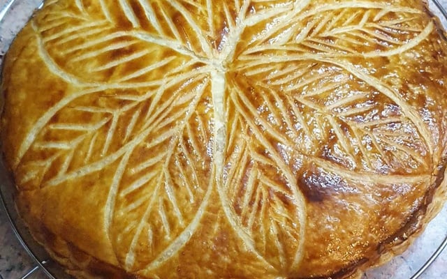 Galette des rois maison à la crème d’amandes