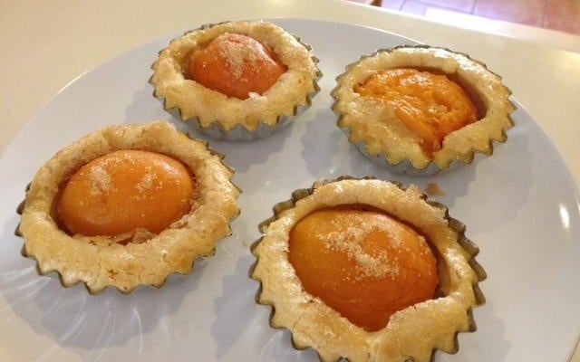 Petits gratins express aux abricots