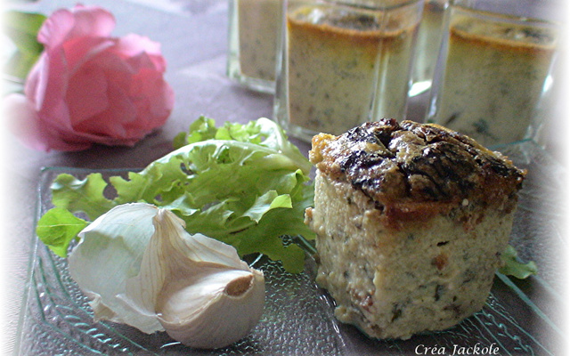 Flan d'ail blanc de Lomagne aux morilles