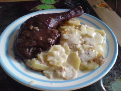 Cuisses de canard au four