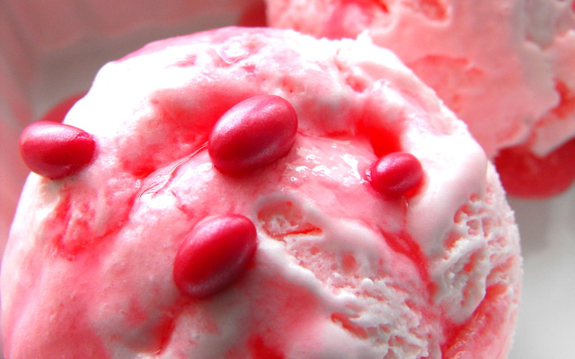 Glace maison à la pomme d'amour