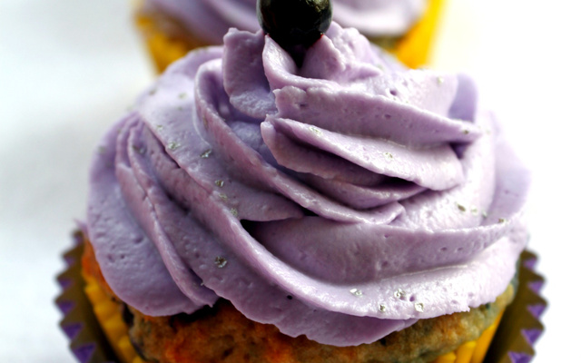 Cupcakes aux myrtilles