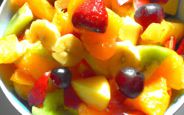 Salade de fruits salée