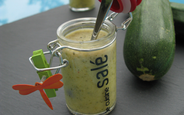 Verrine de courgettes fromagère de lili