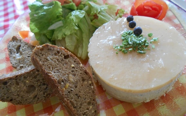 Bavarois de foie gras aux épices douces