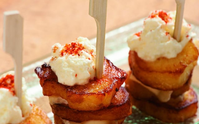 Pinchos de Princesse Amandine au chèvre