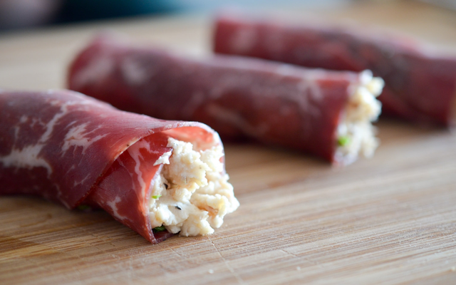 Roulés de bresaola au Rocaillou