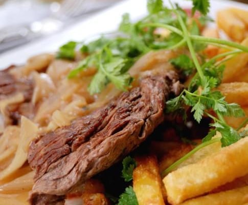 Bavette ou onglet à l'échalote